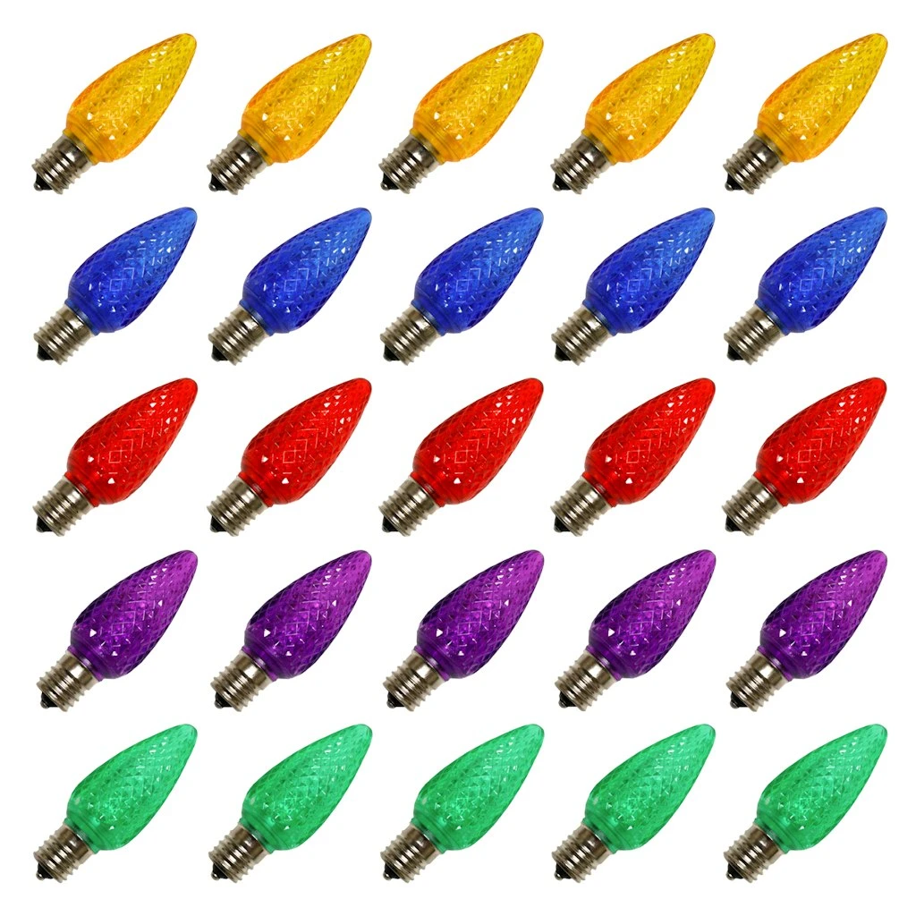 Vickerman Christmas Light Bulb Replacement (25 Pack) (00918) 3 Vickerman Christmas Light Bulb Replacement (25 Pack) (00918)