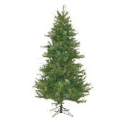 Vickerman Unlit Artificial Christmas Tree With Pine Cones And Grapevines (06315)