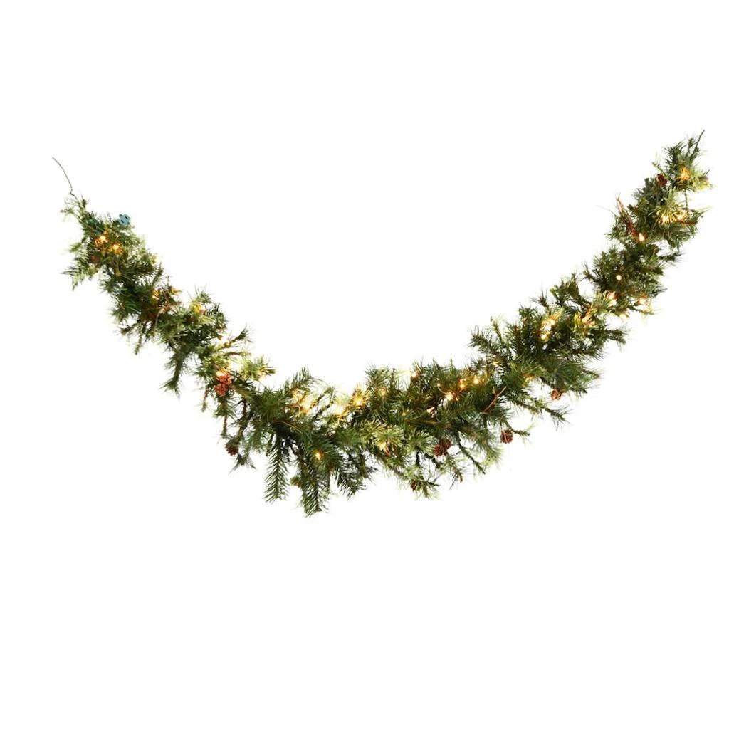 Vickerman Pre-Lit Artificial Christmas Garland (06332) 3 Vickerman Pre-Lit Artificial Christmas Garland (06332)