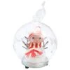 Gerson Christmas Globe Ornament / Centerpiece (08030R) -Light Bulbs Shop 08030Rlg