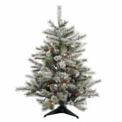 Vickerman Pre-Lit Artificial Christmas Tree (includes Step On/Off Foot Switch) (21596)