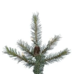 Vickerman Pre-Lit Artificial Christmas Tree With 141 Pine Cones (includes Step On/Off Foot Switch) (21629) -Light Bulbs Shop 21629Miscmd