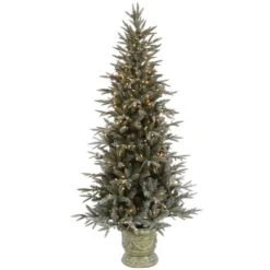 Vickerman Pre-Lit Artificial Christmas Tree (21668) -Light Bulbs Shop 21668md