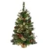 Vickerman Pre-Lit Artificial Christmas Tree With Berries And Pine Cones (22395) -Light Bulbs Shop 22395lg