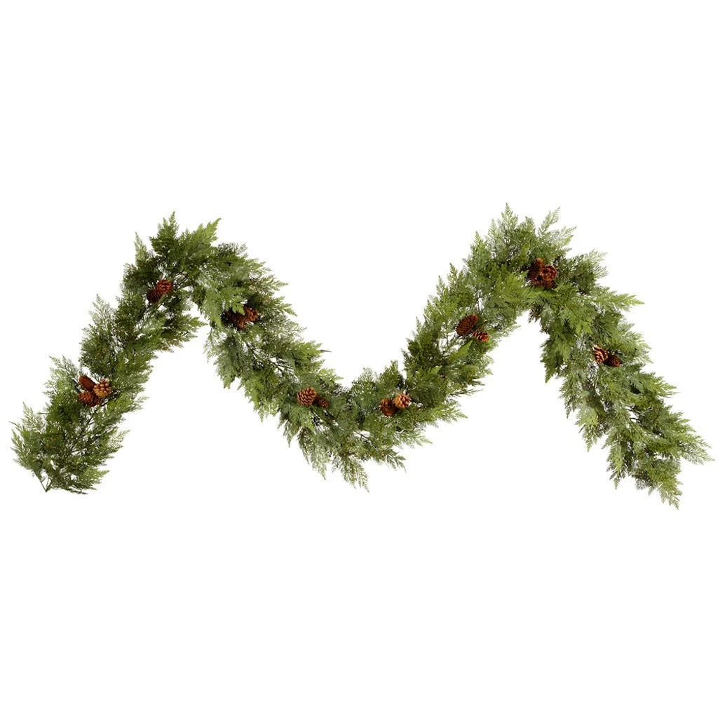 Vickerman Unlit Artificial Christmas Garland With Pine Cones (23297) 3 Vickerman Unlit Artificial Christmas Garland With Pine Cones (23297)