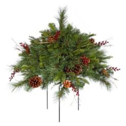 Vickerman Unlit Artificial Christmas Bush (23361) 6 Vickerman Unlit Artificial Christmas Bush (23361) -Light Bulbs Shop 23361md