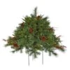 Vickerman Unlit Artificial Christmas Bush (23364) -Light Bulbs Shop 23364lg