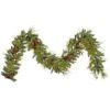 Vickerman Unlit Artificial Christmas Garland (23401) -Light Bulbs Shop 23401lg