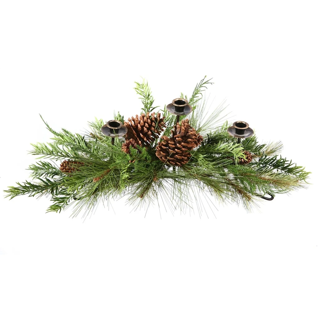 Vickerman Christmas Candle Holder (24595) 3 Vickerman Christmas Candle Holder (24595)