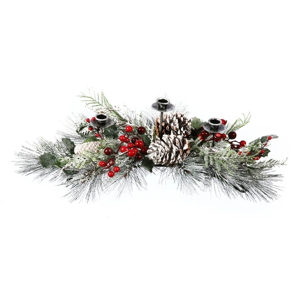 Vickerman Christmas Candle Holder (24609) 3 Vickerman Christmas Candle Holder (24609)