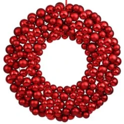 Vickerman Unlit Christmas Ornament Wreath (24750)