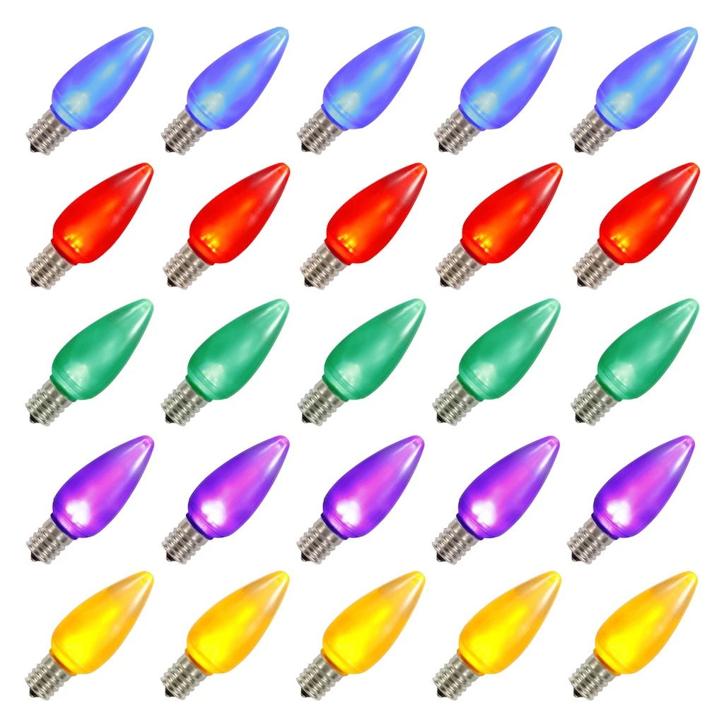 Vickerman Christmas Light Bulb Replacement (25 Pack) (25850) 3 Vickerman Christmas Light Bulb Replacement (25 Pack) (25850)