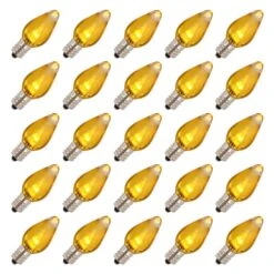 Vickerman Christmas Light Bulb Replacement (25 Pack) (25879)
