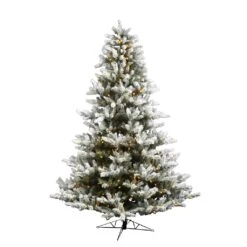 Vickerman Pre-Lit Artificial Christmas Tree (includes Step On/Off Foot Switch) (27515)