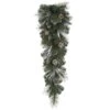 Vickerman Pre-Lit Artificial Christmas Teardrop With Frosted Pine Cones And Red Berries (27708) 2 Vickerman Pre-Lit Artificial Christmas Teardrop With Frosted Pine Cones And Red Berries (27708) -Light Bulbs Shop 27708lg