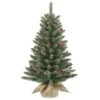 Vickerman Unlit Artificial Christmas Tree With White Tip Cones And Shiny Red Berries (27729) -Light Bulbs Shop 27729lg