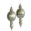 Vickerman Christmas Tree Ornament (2 Pack) (29004) 2 Vickerman Christmas Tree Ornament (2 Pack) (29004) -Light Bulbs Shop 29004lg