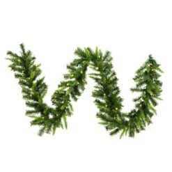 Vickerman Pre-Lit Artificial Christmas Garland (30704) -Light Bulbs Shop 30704amd