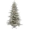 Vickerman Pre-Lit Artificial Christmas Tree (31074) -Light Bulbs Shop 31074alg