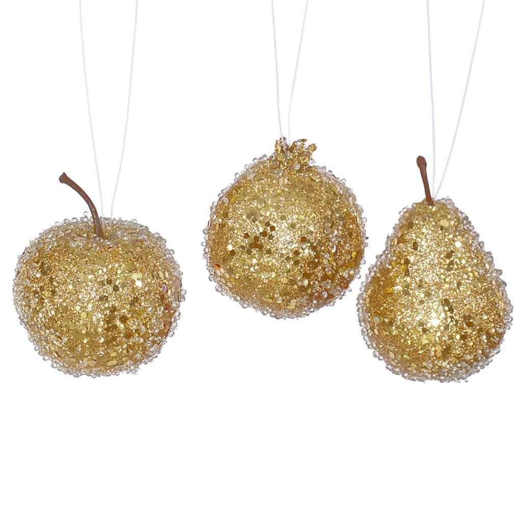 Vickerman Christmas Tree Ornament (3 Pack) (32054) 3 Vickerman Christmas Tree Ornament (3 Pack) (32054)