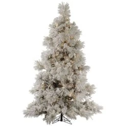 Vickerman Pre-Lit Artificial Christmas Tree (Includes On / Off Foot Switch) (32415)