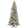 Vickerman Pre-Lit Artificial Christmas Tree (Includes On / Off Foot Switch) (32857) 2 Vickerman Pre-Lit Artificial Christmas Tree (Includes On / Off Foot Switch) (32857) -Light Bulbs Shop 32857lg