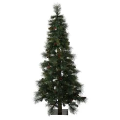 Vickerman Unlit Artificial Christmas Tree With Pine Cones And Berries (334898)