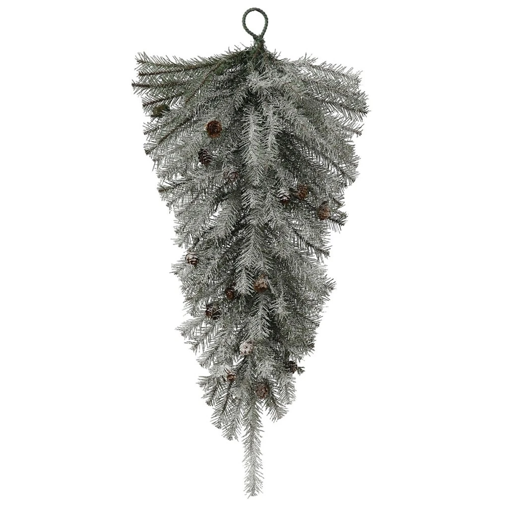 Vickerman Unlit Artificial Christmas Teardrop With Pine Cones (335413) 3 Vickerman Unlit Artificial Christmas Teardrop With Pine Cones (335413)