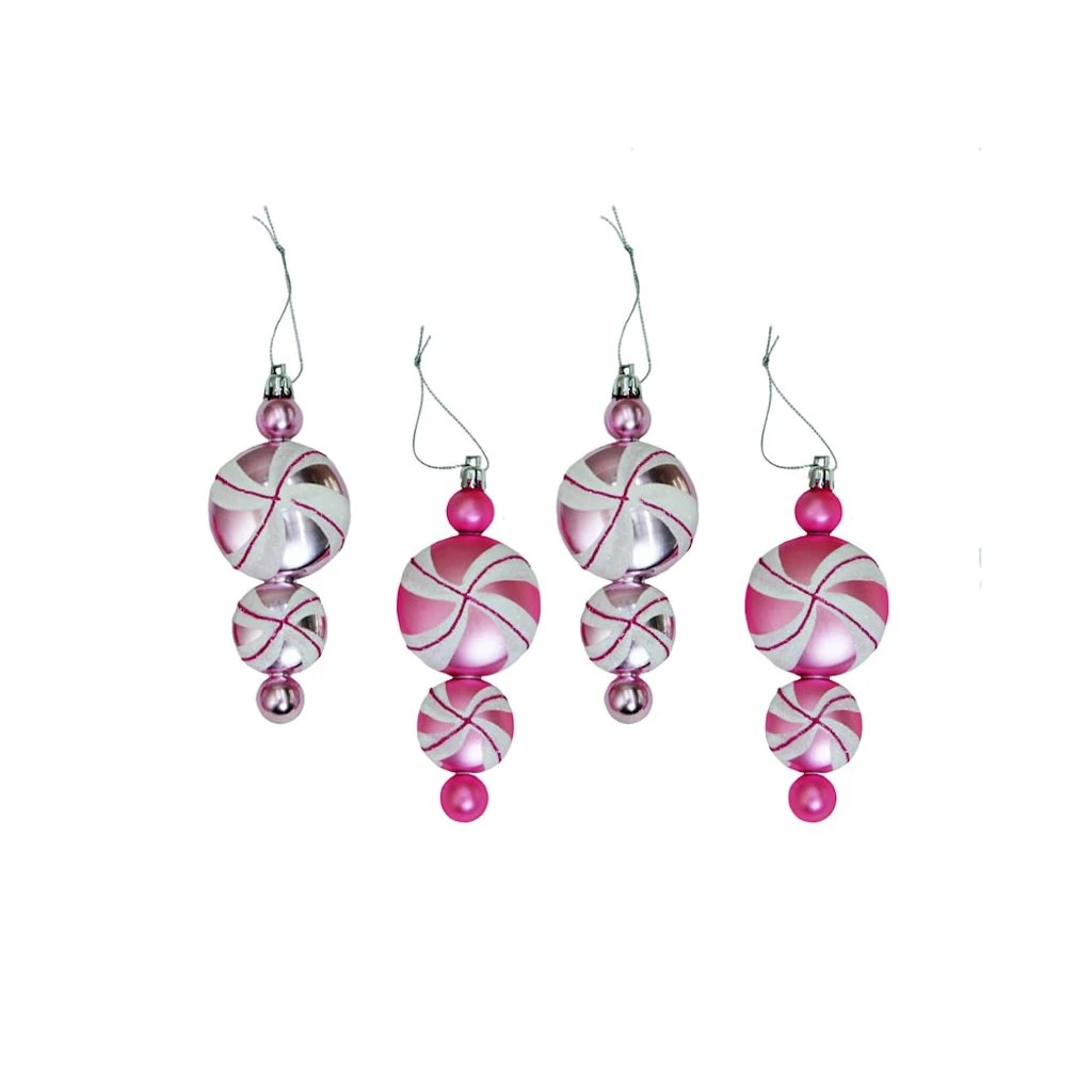 Vickerman Christmas Tree Ornament (4 Pack) (340358) 3 Vickerman Christmas Tree Ornament (4 Pack) (340358)