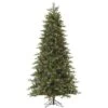Vickerman Pre-Lit Artificial Christmas Tree With Pine Cones (Includes On / Off Foot Switch) (36527)