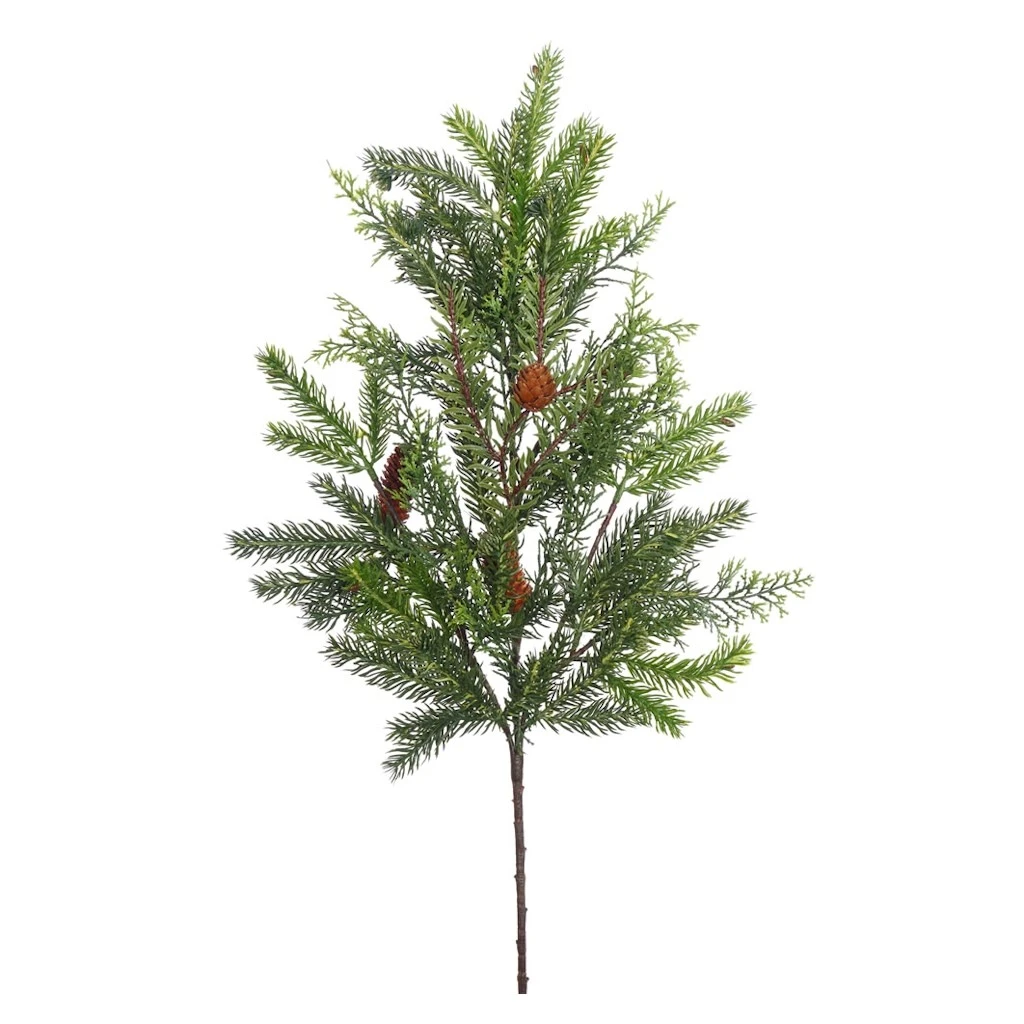Vickerman Artificial Christmas Spray With Pine Cones (371602) 3 Vickerman Artificial Christmas Spray With Pine Cones (371602)