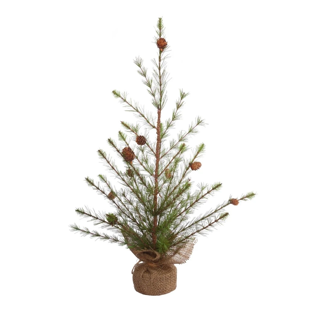 Vickerman Unlit Artificial Christmas Tree With Pine Cones (371831) 3 Vickerman Unlit Artificial Christmas Tree With Pine Cones (371831)