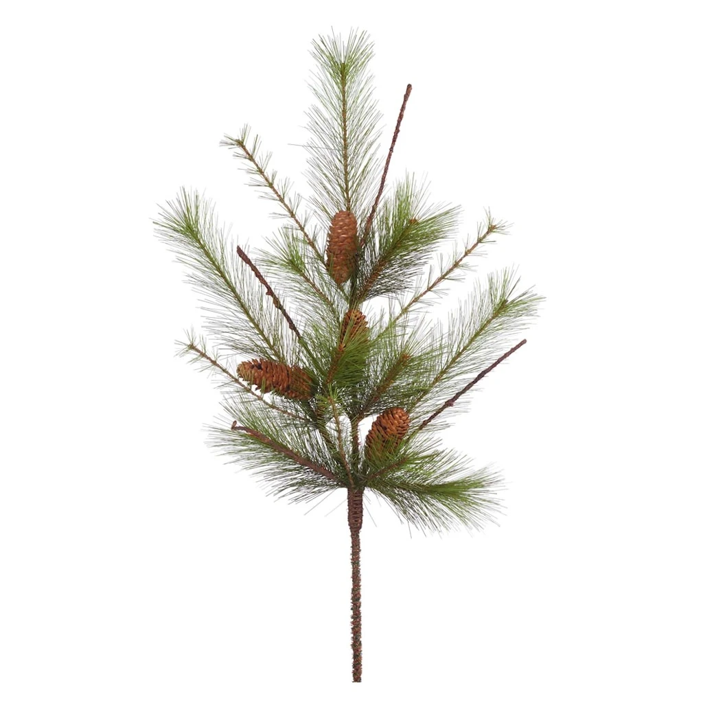 Vickerman Artificial Christmas Spray With Pine Cones (372135) 3 Vickerman Artificial Christmas Spray With Pine Cones (372135)