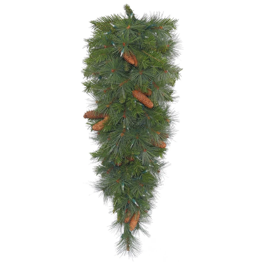 Vickerman Unlit Artificial Christmas Teardrop With Pine Cones (373422) 3 Vickerman Unlit Artificial Christmas Teardrop With Pine Cones (373422)