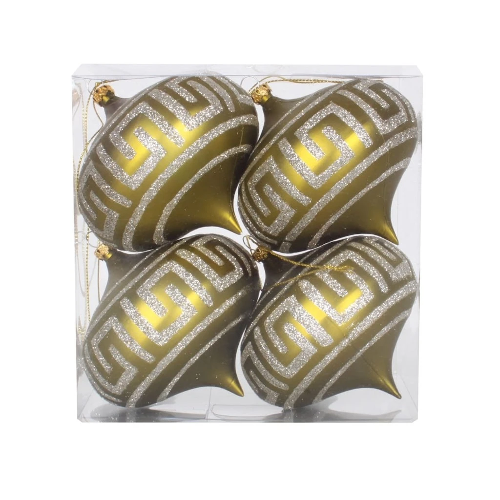 Vickerman Christmas Tree Ornament (4 Pack) (376003) 3 Vickerman Christmas Tree Ornament (4 Pack) (376003)