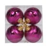 Vickerman Christmas Tree Ornament (4 Pack) (376607) 2 Vickerman Christmas Tree Ornament (4 Pack) (376607) -Light Bulbs Shop 376607lg