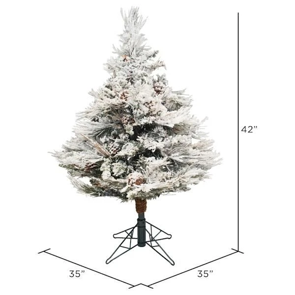 Vickerman Unlit Artificial Christmas Tree With Pine Cones (383490) 5 Vickerman Unlit Artificial Christmas Tree With Pine Cones (383490) - Image 3