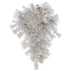 Vickerman Pre-Lit Artificial Christmas Teardrop With Pine Cones (383841)