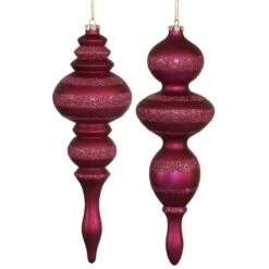 Vickerman Christmas Tree Ornament (set Of 2) (396087)