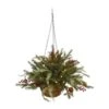 Vickerman Artificial Hanging Basket (448656) -Light Bulbs Shop 448656lg