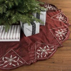 Vickerman Christmas Tree Skirt (505106) 9 Vickerman Christmas Tree Skirt (505106) -Light Bulbs Shop 505106addmd