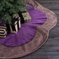 Vickerman Christmas Tree Skirt (505601) 13 Vickerman Christmas Tree Skirt (505601) -Light Bulbs Shop 5056015md