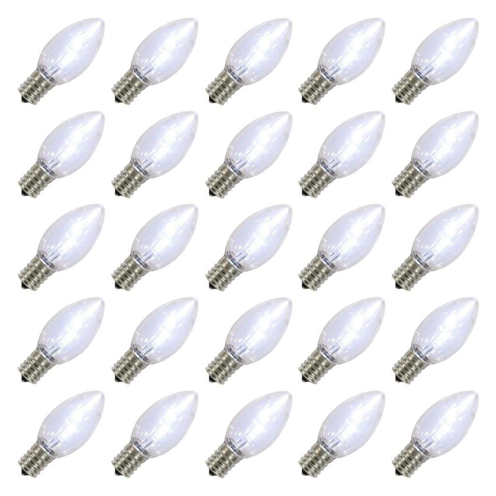 Vickerman LED Christmas Light Bulb Replacement (25 Pack) (510049) 3 Vickerman LED Christmas Light Bulb Replacement (25 Pack) (510049)