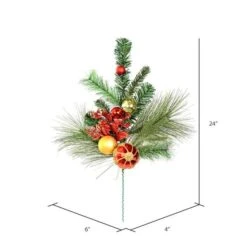 Vickerman Unlit Artificial Spray (4 Pack) (519981) 9 Vickerman Unlit Artificial Spray (4 Pack) (519981) -Light Bulbs Shop 5199813md