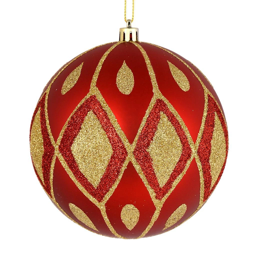 Vickerman Christmas Tree Ornament (4 Pack) (528969) 3 Vickerman Christmas Tree Ornament (4 Pack) (528969)