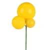 18" - Yellow - Pick - Christmas Decoration (4 Pack)
