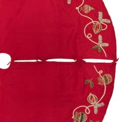 Vickerman Christmas Tree Skirt (618448) -Light Bulbs Shop 6184482md
