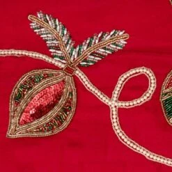 Vickerman Christmas Tree Skirt (618448) -Light Bulbs Shop 6184483md