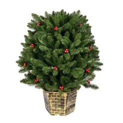Vickerman Unlit Artificial Christmas Bush (627662) -Light Bulbs Shop 627662md