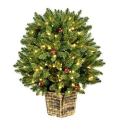 Vickerman Prelit Artificial Christmas Bush (627686) 6 Vickerman Prelit Artificial Christmas Bush (627686) -Light Bulbs Shop 627686md